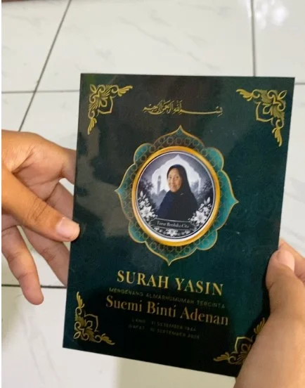 Pesanan Buku Yasin custom foto Mojokerto