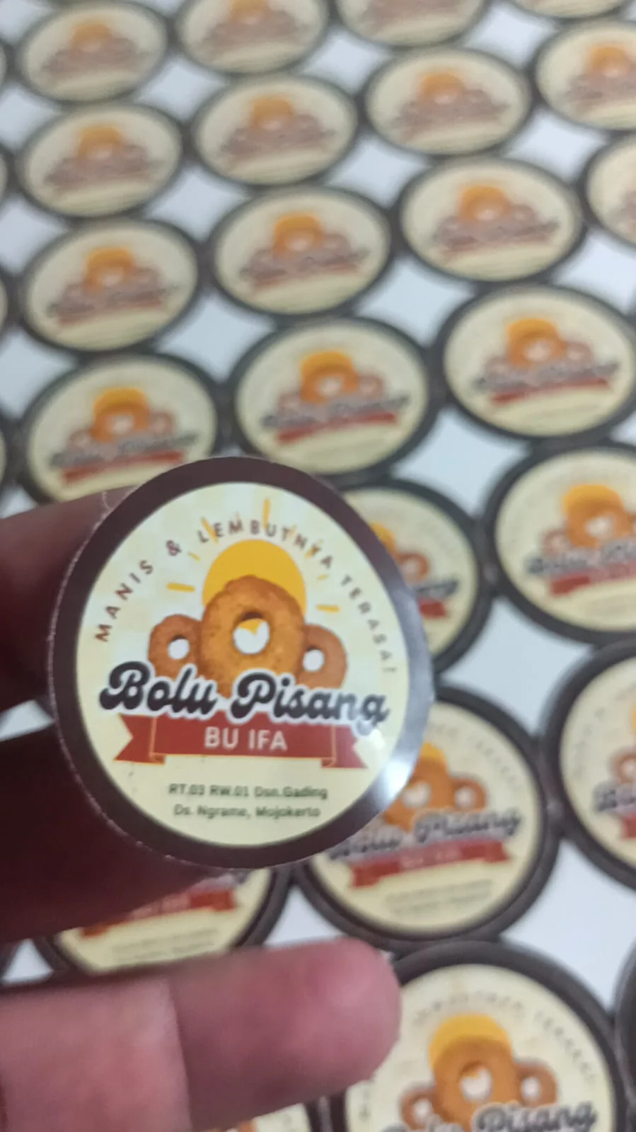 Stiker Produk
